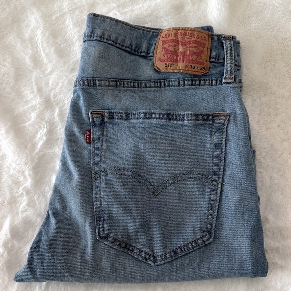 Levi’s 512 Blue Jeans- size 36”x30” - Picture 1 of 12